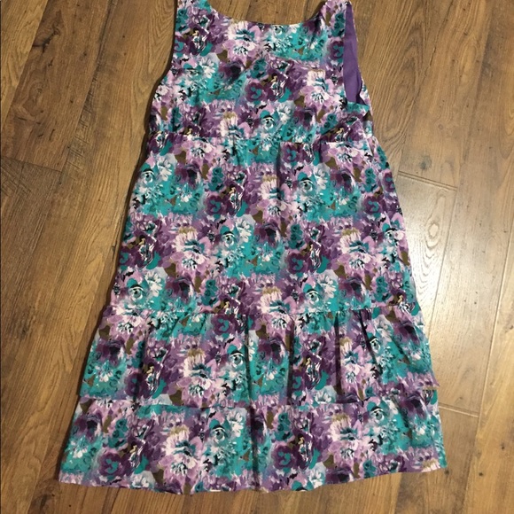 Ann Taylor LOFT floral print dress 10 - Picture 4 of 5
