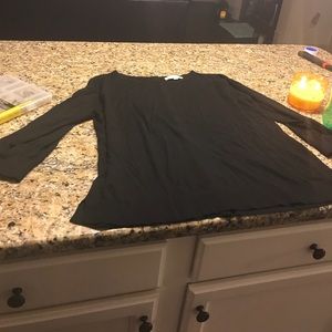 Long sleeve light sweater with button back