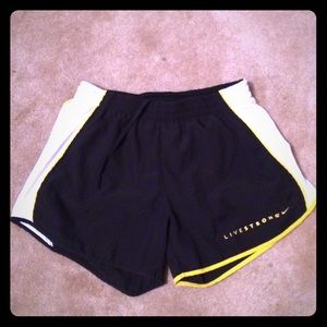 Nike live strong running shorts. Size small.