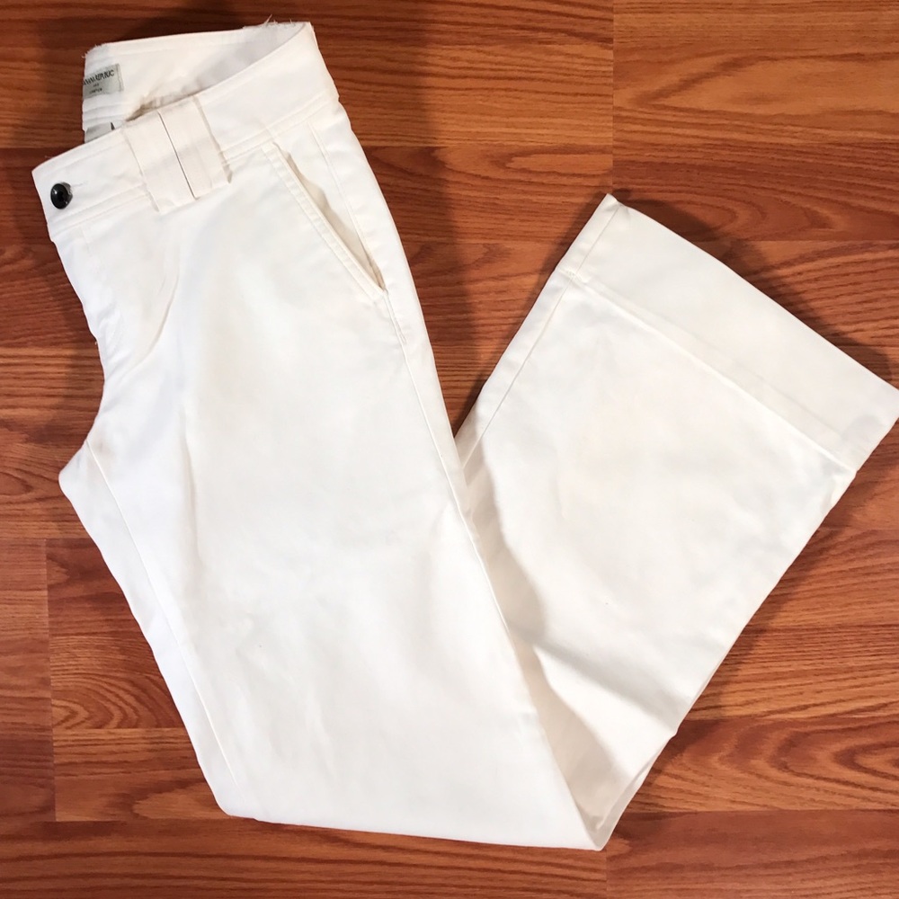 Banana Republic Off White Pants