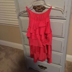 Ruffle top that can jazz up any outfit !