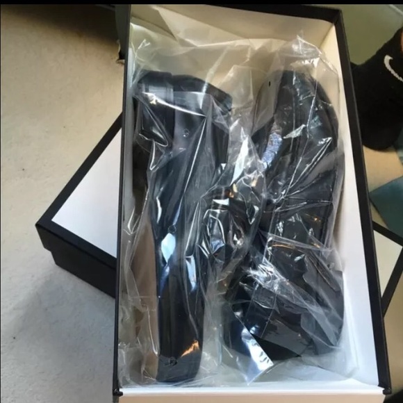 Men\'s Gucci Vit. Bulgaro Nero Size 10+