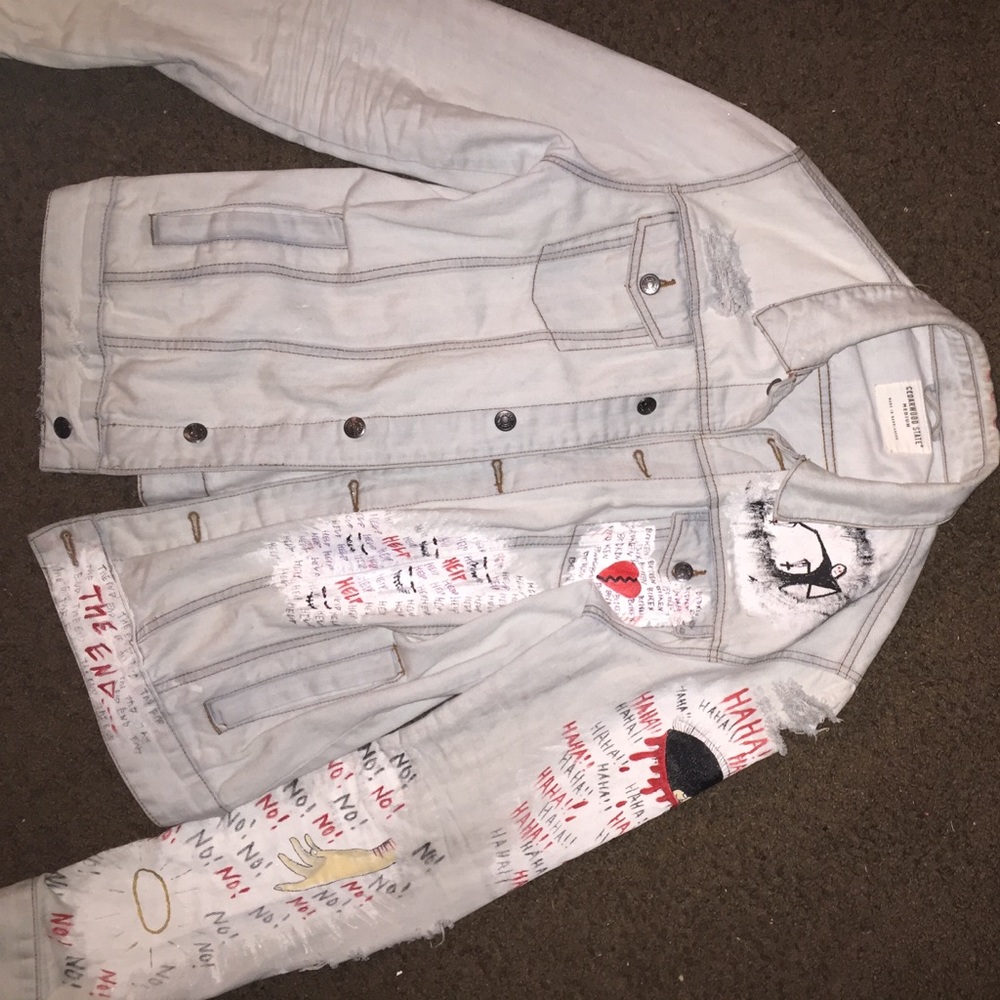 Custom 1 of 1 denim jacket