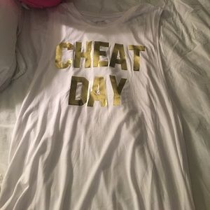 "Cheat day" tank open back