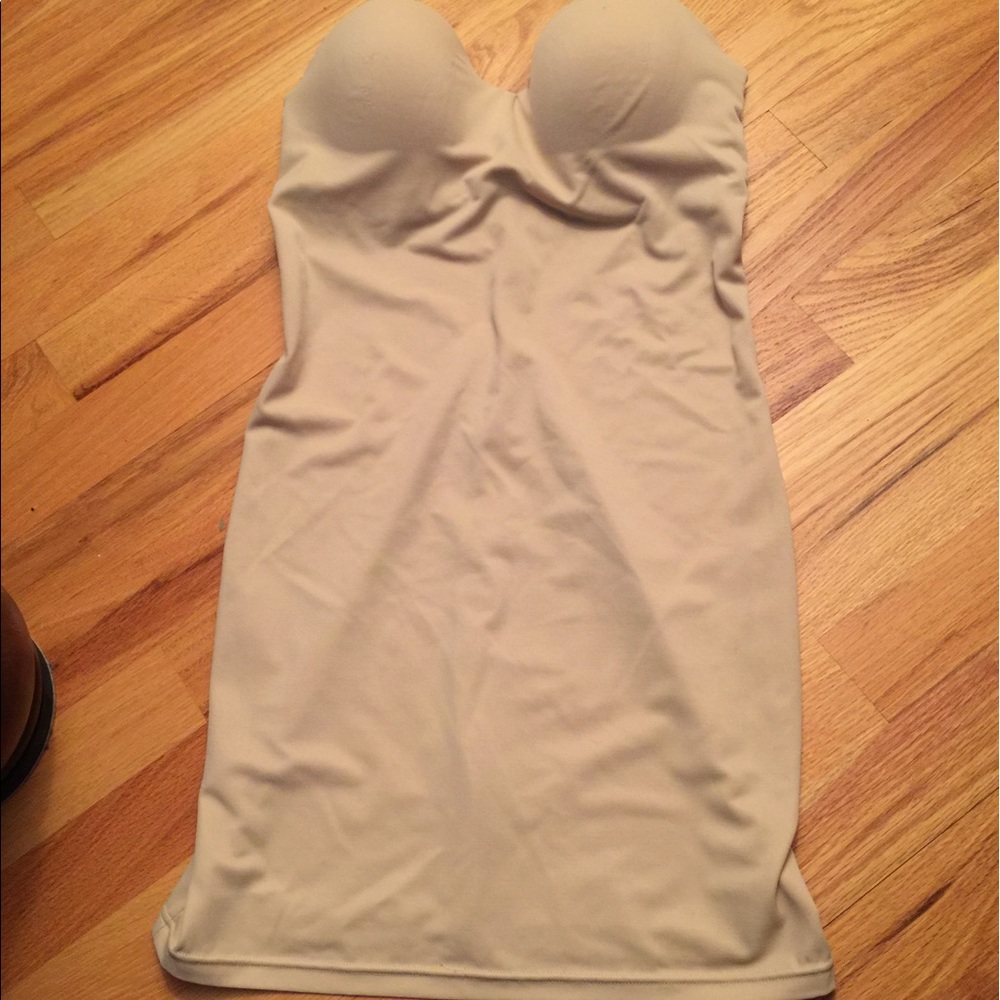 Strapless Nude bodysuit