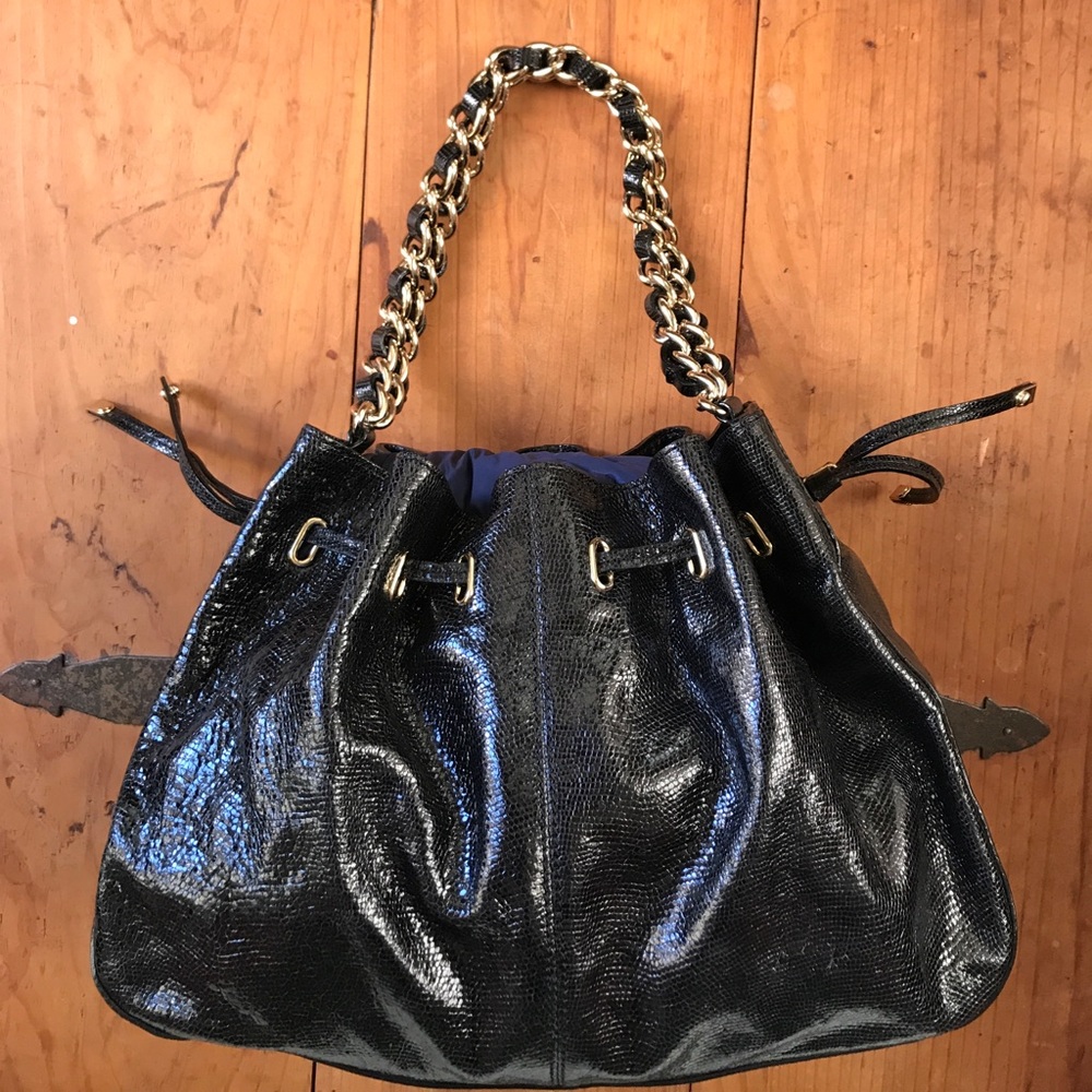 Kate Spade drawstring leather hobo