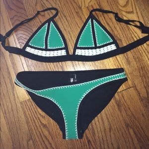 Triangl bikini set with bag