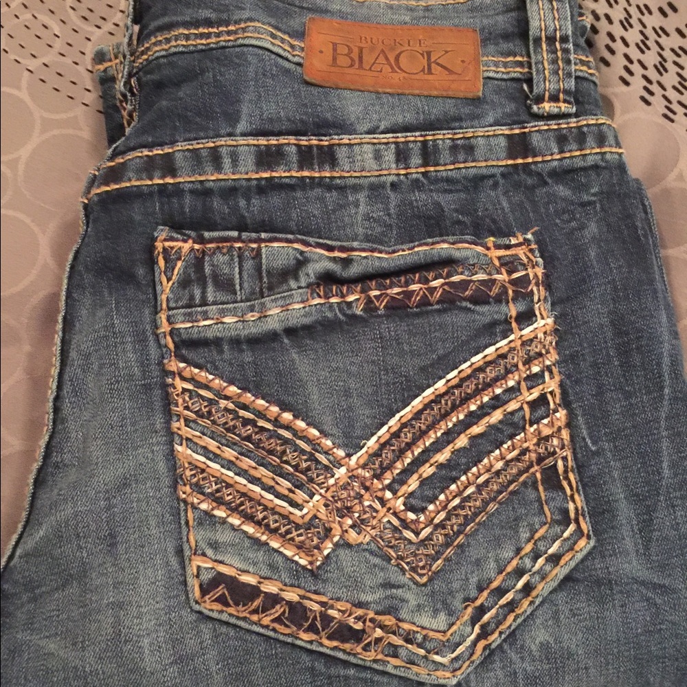 Men's Buckle Jeans