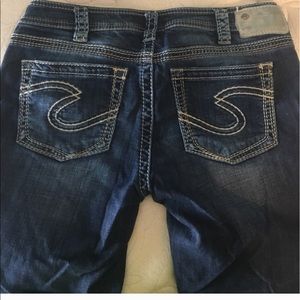 Women's Silver Brand Capri Pants