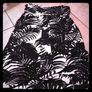 Black & White cotton maxi dress