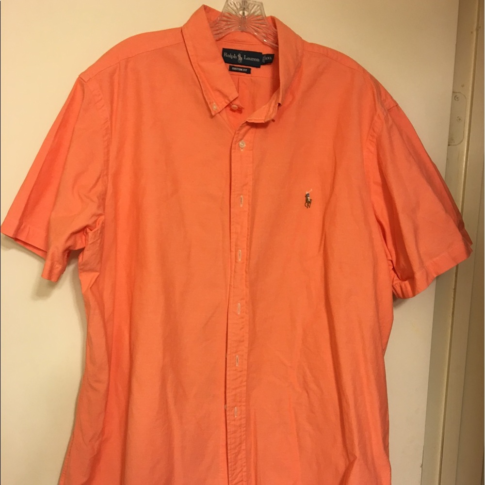 Ralph Lauren Orange shirt sleeve button down