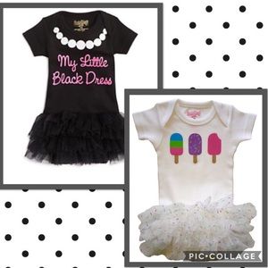 Bundle of Sara Kety's onesies with tutu