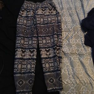Printed joggers