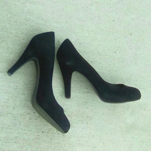 Steve Madden Black Classic Leather Pumps Sz 9 1/2