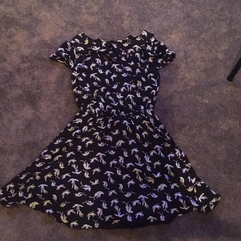 Lauren Conrad rare bird dress tie neck