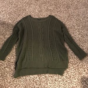 Hunter green sweater