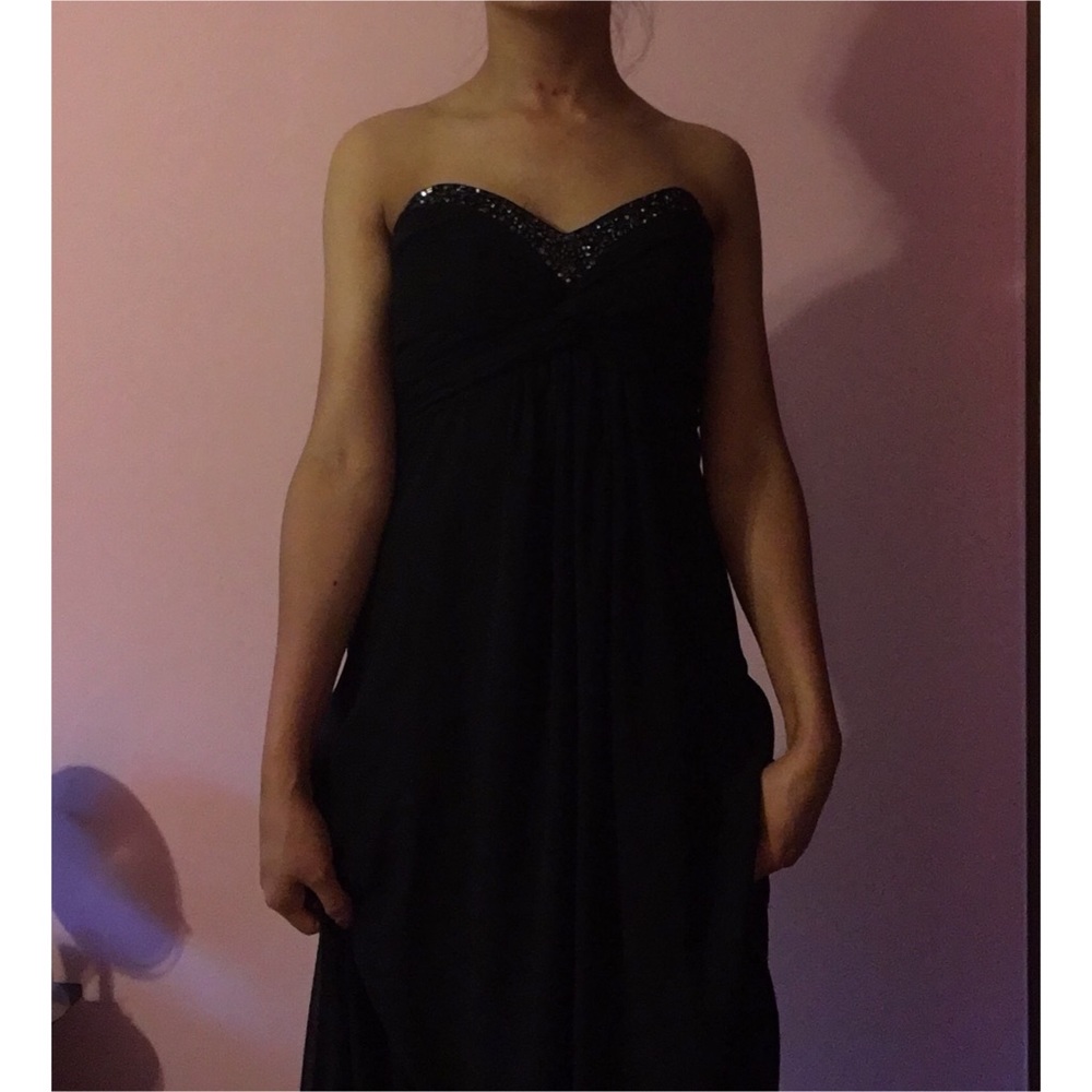 Long black dress