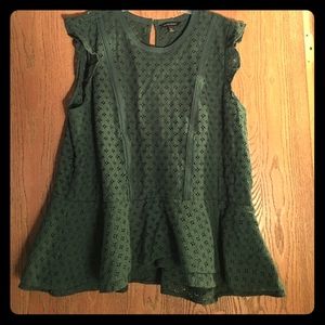 Banana republic peplum top