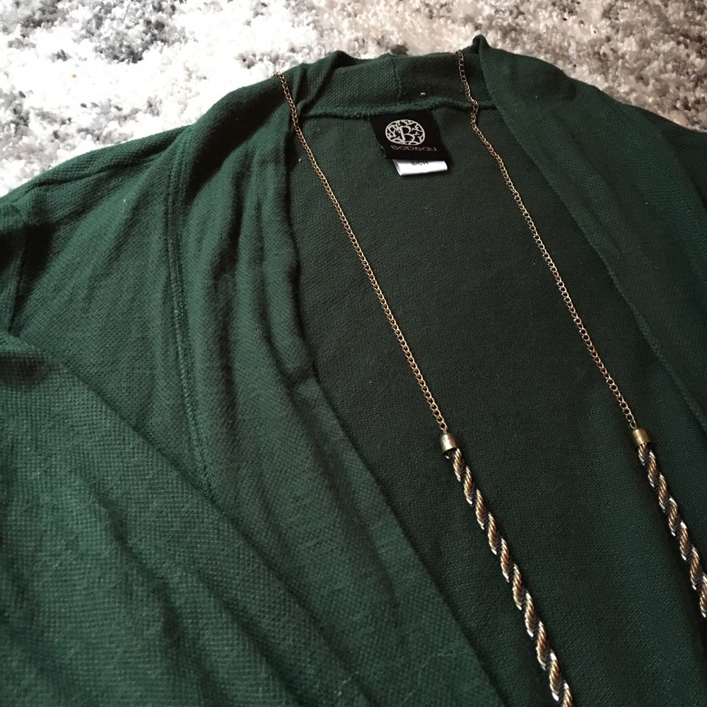 Bobeau green cardigan