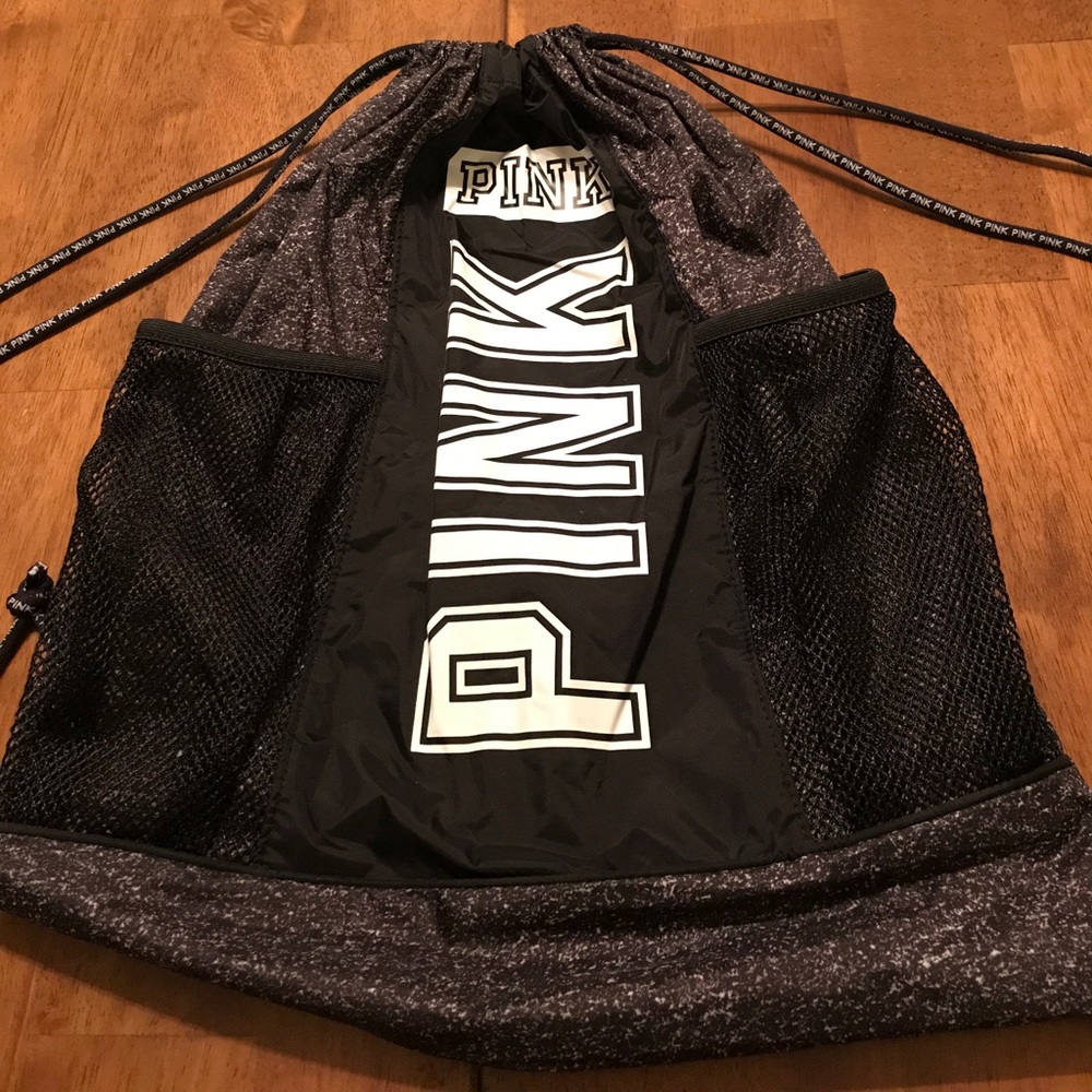 Pink VS Drawstring Bag