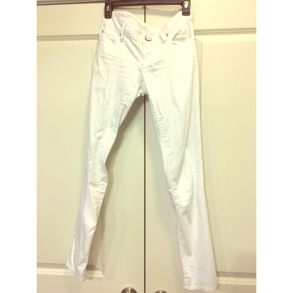 Lilly Pulitzer Sateen Worth Skinnies.