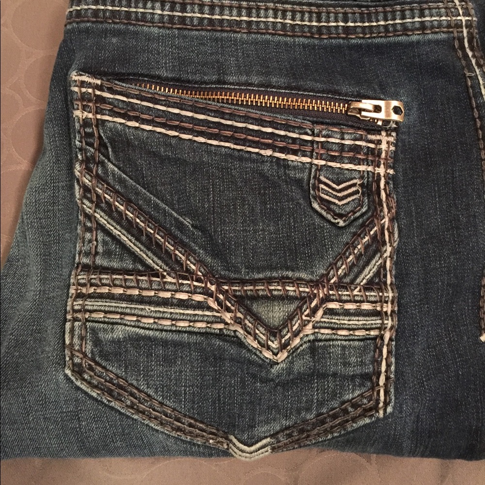 Men's Buckle Jeans