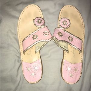 Light pink jack rogers sandals! Size 8