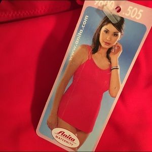 Red Two piece Anita maternity swim suit