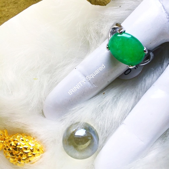 . {GREEN BERLY} Silver cocktail ring 8 - Picture 4 of 8