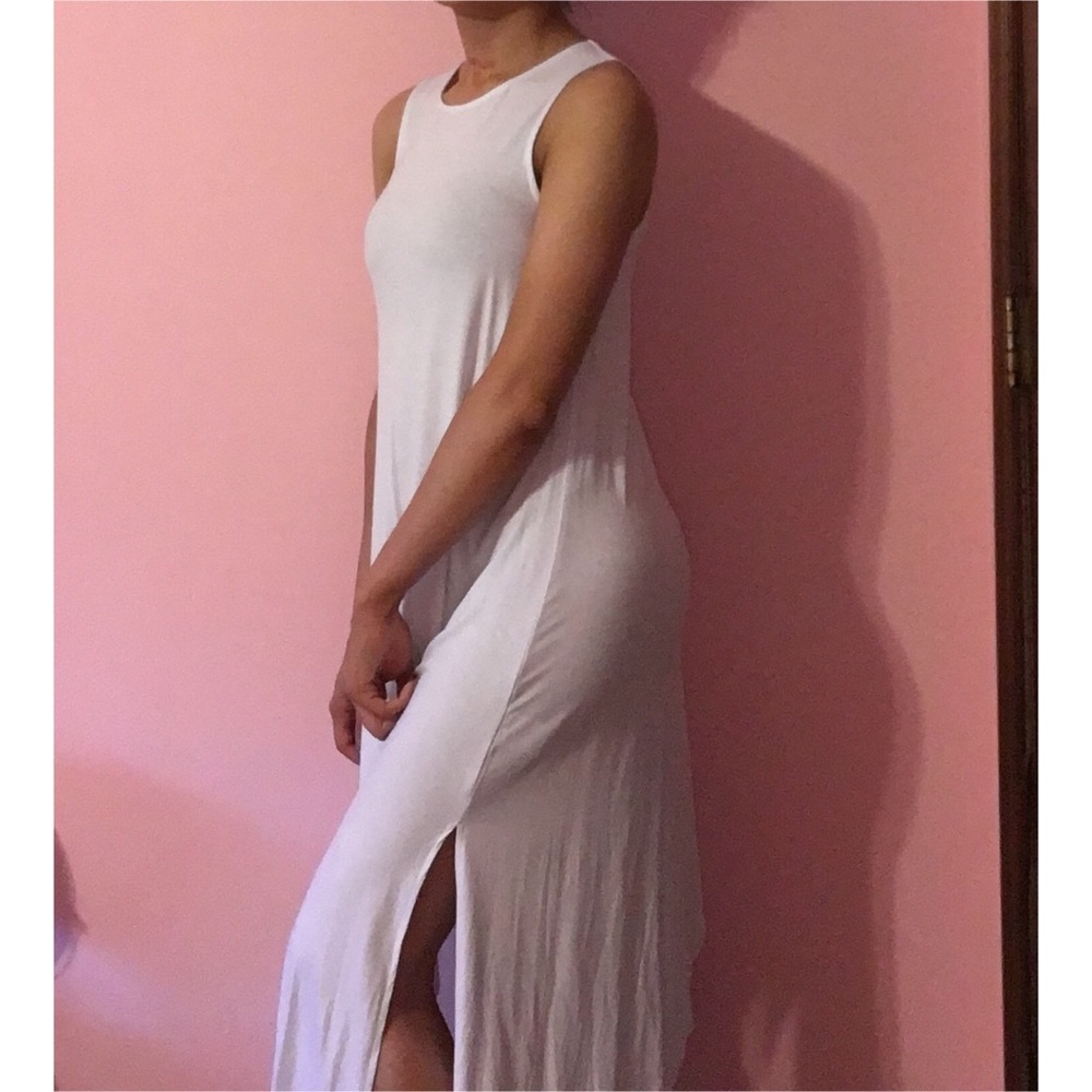 Long white dress