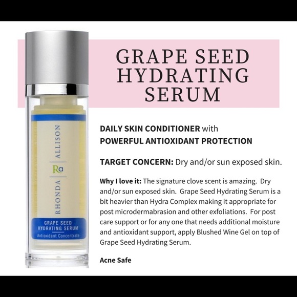 Rhonda Allison Other - 🍇Grape Seed HYDRATING SERUM 🍇NEW
