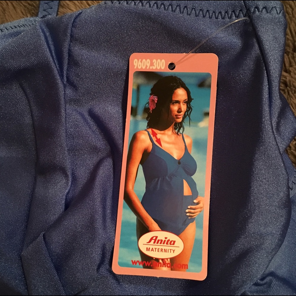 blue Anita Maternity Swim Suit Two piece