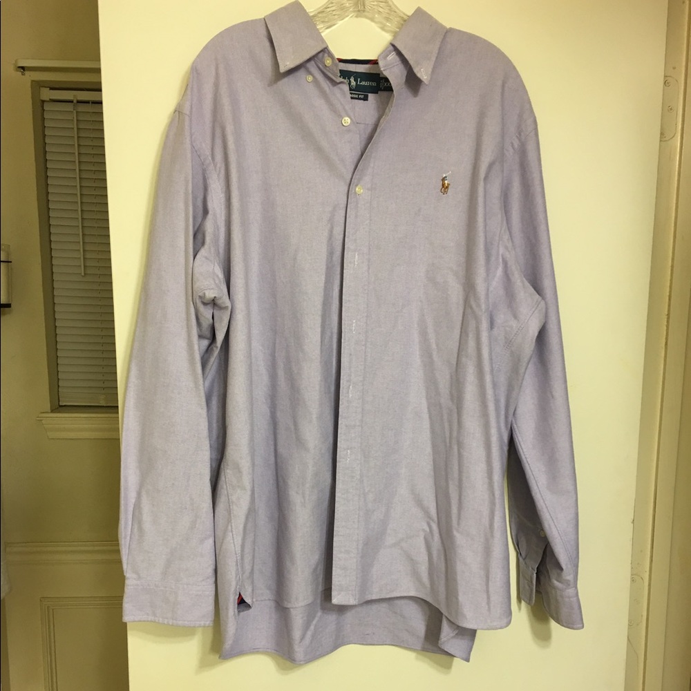 Purple button down long sleeve