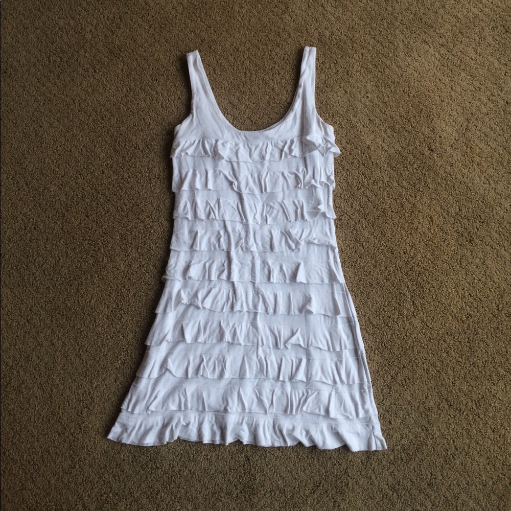 White fitted dress