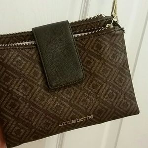 Liz Claiborne Brown Crossbody Purse