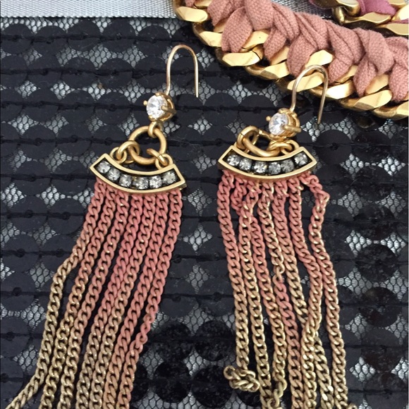 JUICY COUTURE DIAMOND NECKLACE EARRINGS BRACELET VINTAGE - Picture 2 of 5