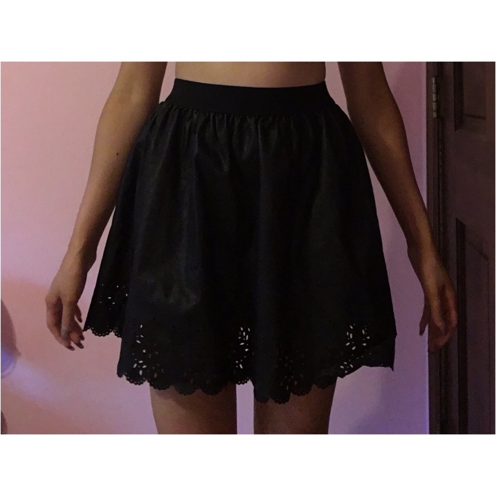 Pleather skirt