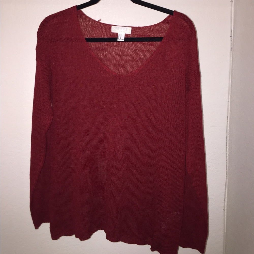 Red sweater!
