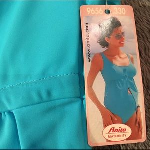ADORABLE blue Two piece Anita Maternity swim suit