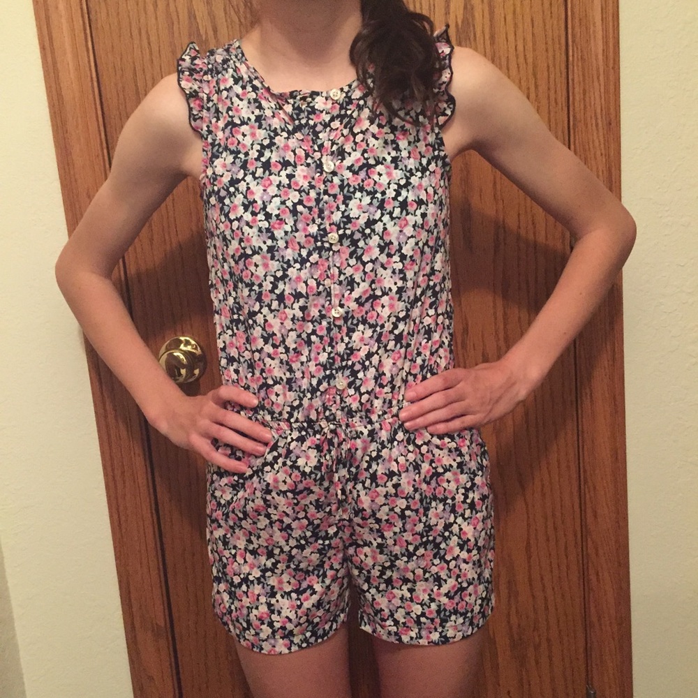 Squeeze floral romper