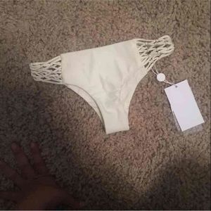 White mikoh swim bottoms