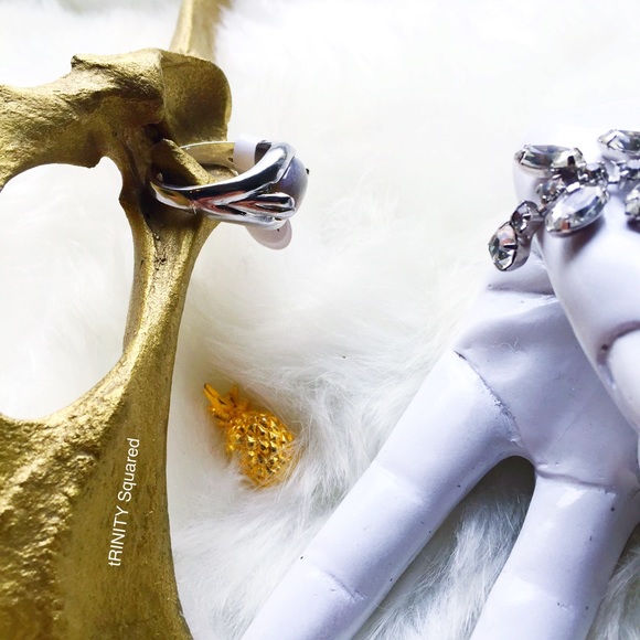 . {JASPER} Silver Victorian claw ring 9 - Picture 6 of 8