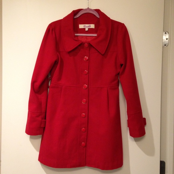 Francesca\'s Spring Red Coat