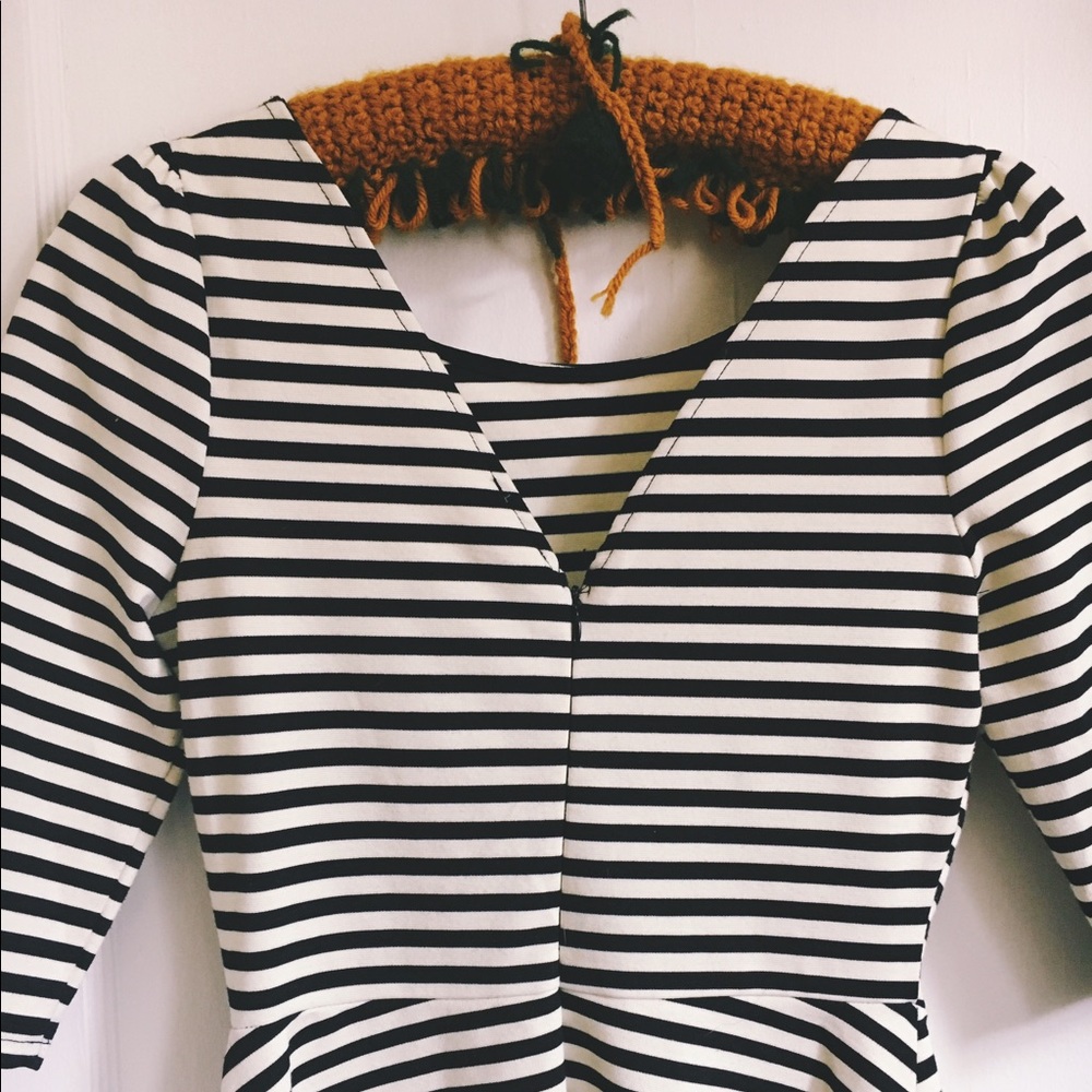 Striped Midi Dress