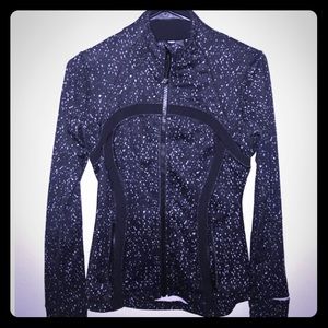 Lululemon Athletica black and white jacket. Size 6
