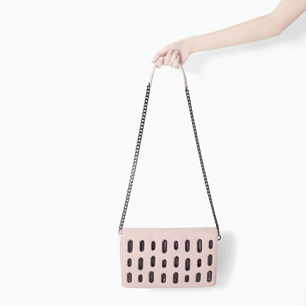 Zara cutout messenger bag (8530)