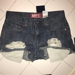 Levi cutoff shorts