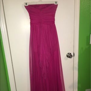 L Prom/ Formal dress.Magenta, size smal! Strapless