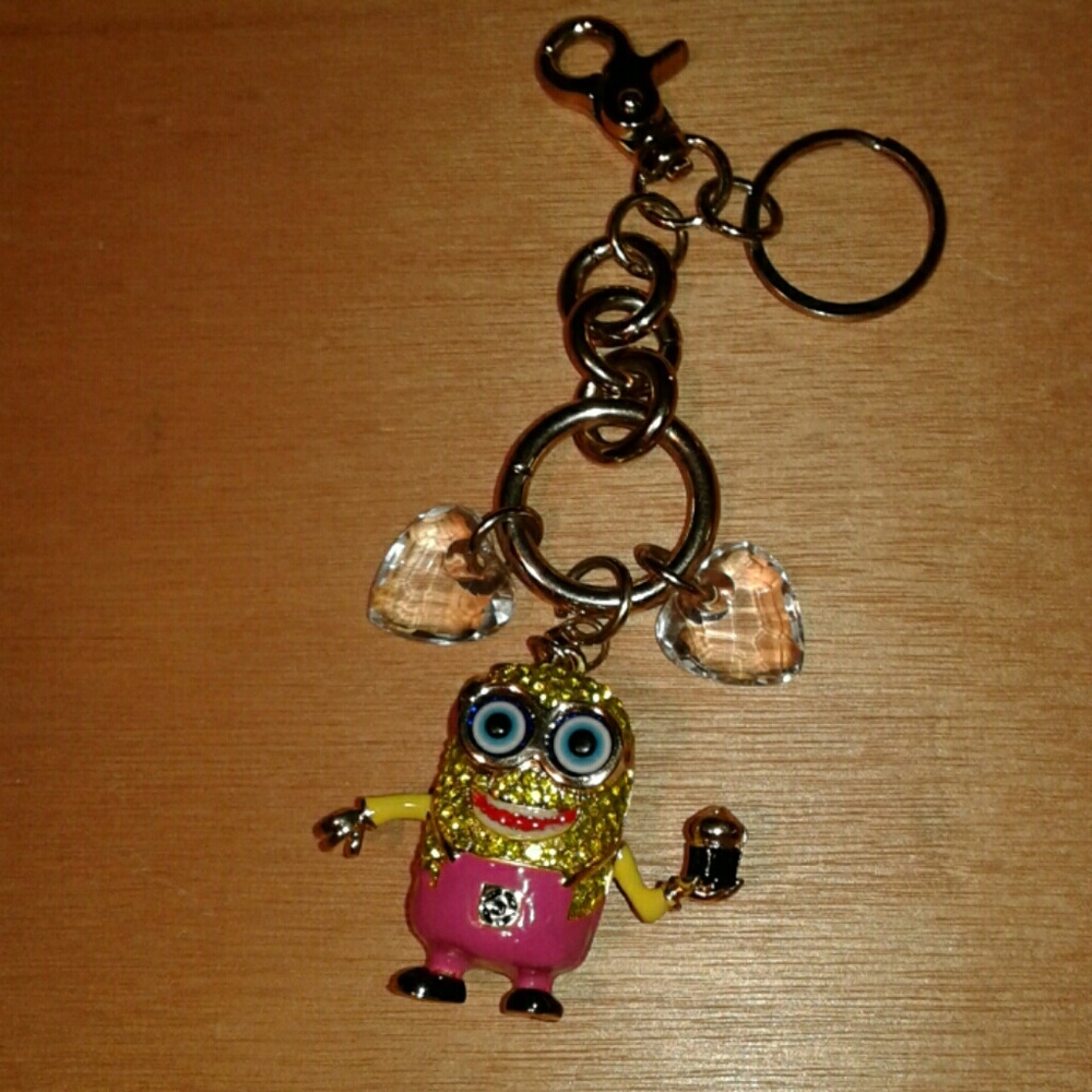PRICE DROP ⤵⤵BETSEY JOHNSON MINION KEYRING
