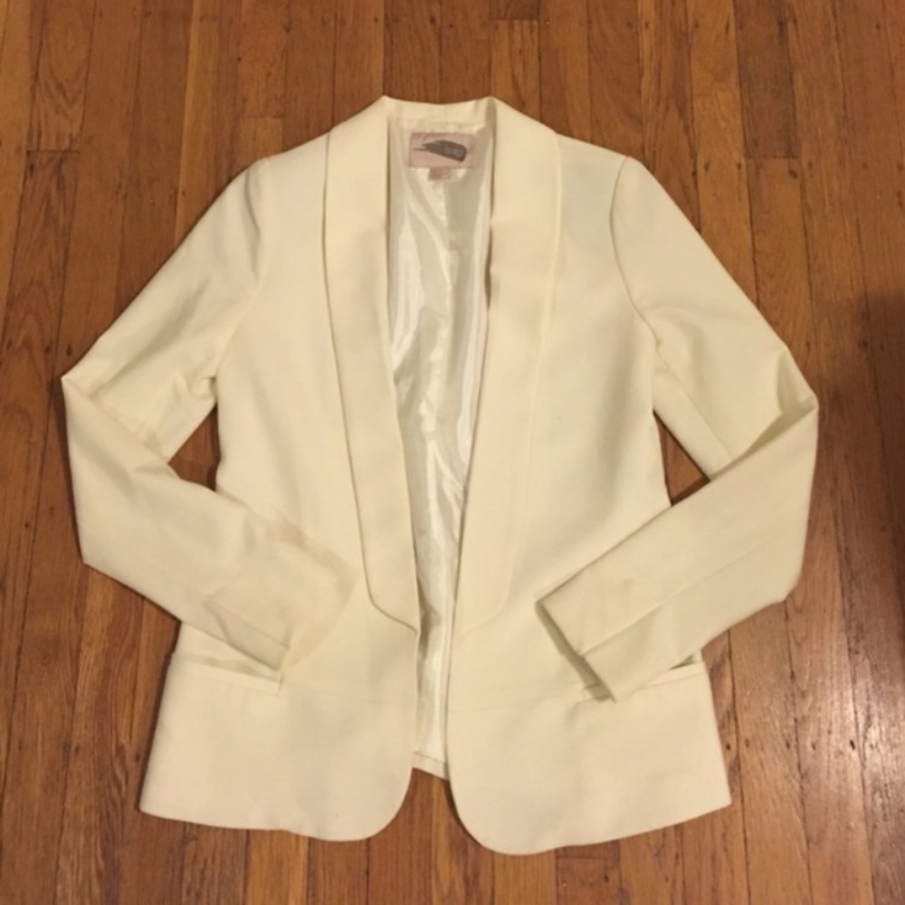 old white blazer :)